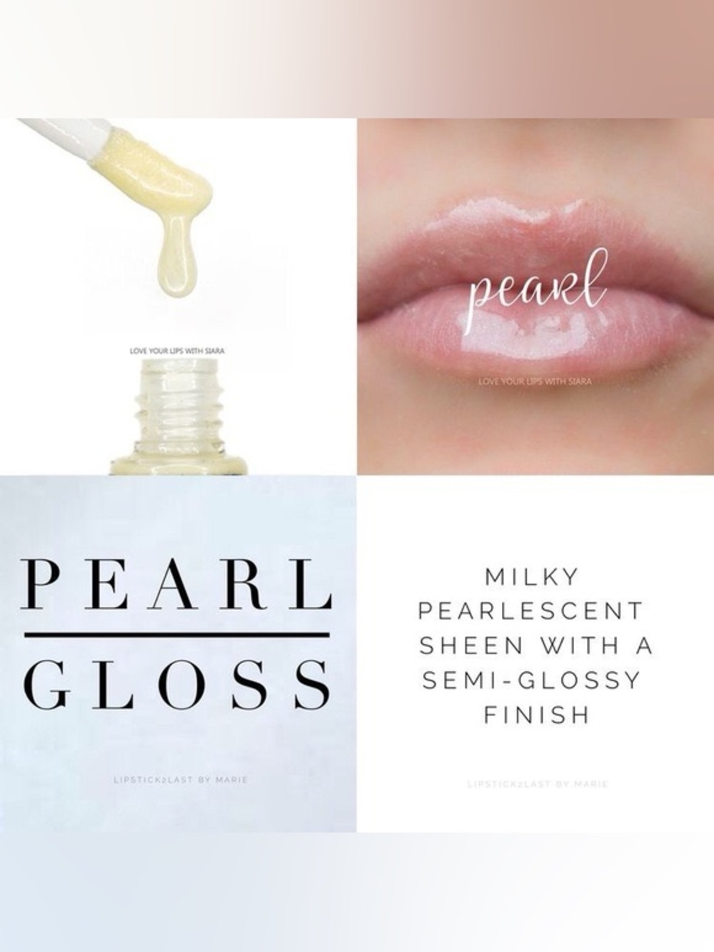Senegence Pearl Lip Gloss - Sheer Pearl Shine